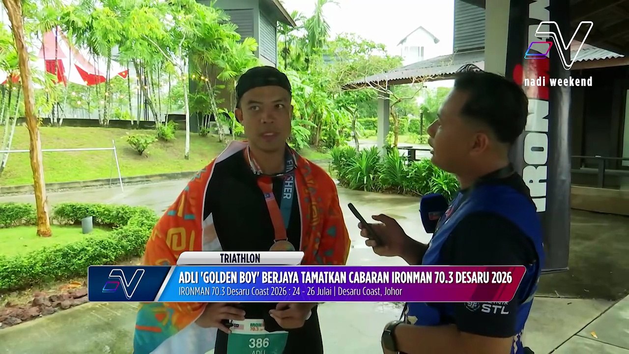 Adli Golden Boy jatuh cinta dengan dunia Ironman
