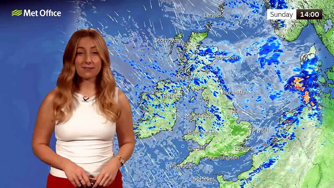 Met Office Sunday Afternoon Weather Forecast 26/07/26