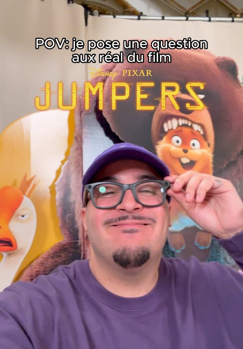 POV: Je pose une question aux réalisateurs du Film JUMPERS !🦫💛 #disney #jumpers #hoppers #pixar #question
