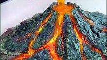 Volcano Coffee Table That GLOWS Like Real Lava!