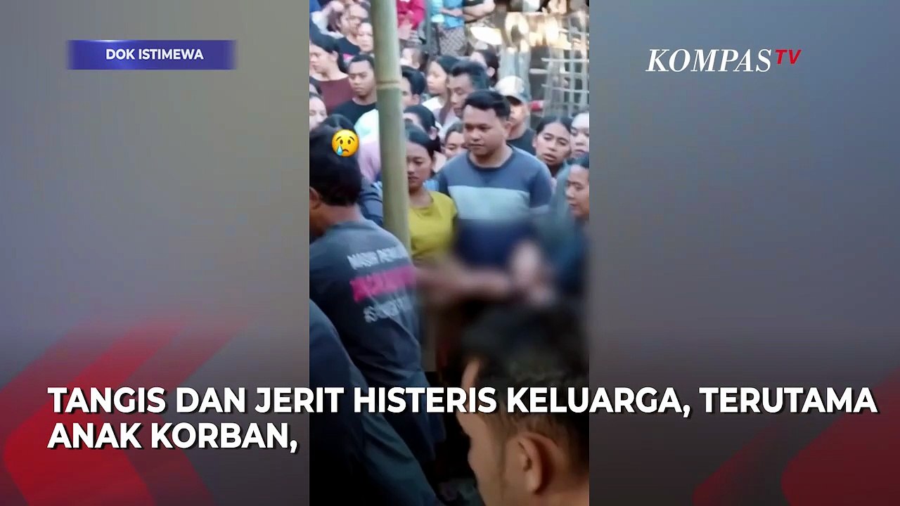 Tangis Histeris Anak Iringi Jenazah Terduga Pencuri Ayam yang Tewas Diamuk Massa di Tabanan