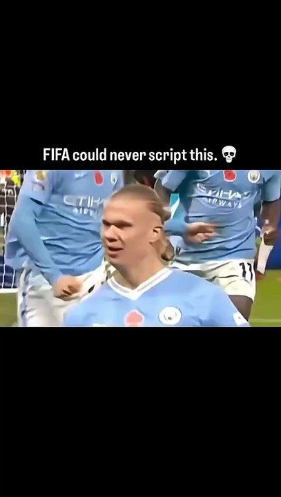 The ball was just following Viking's order #haaland #fifa #football #worldcup