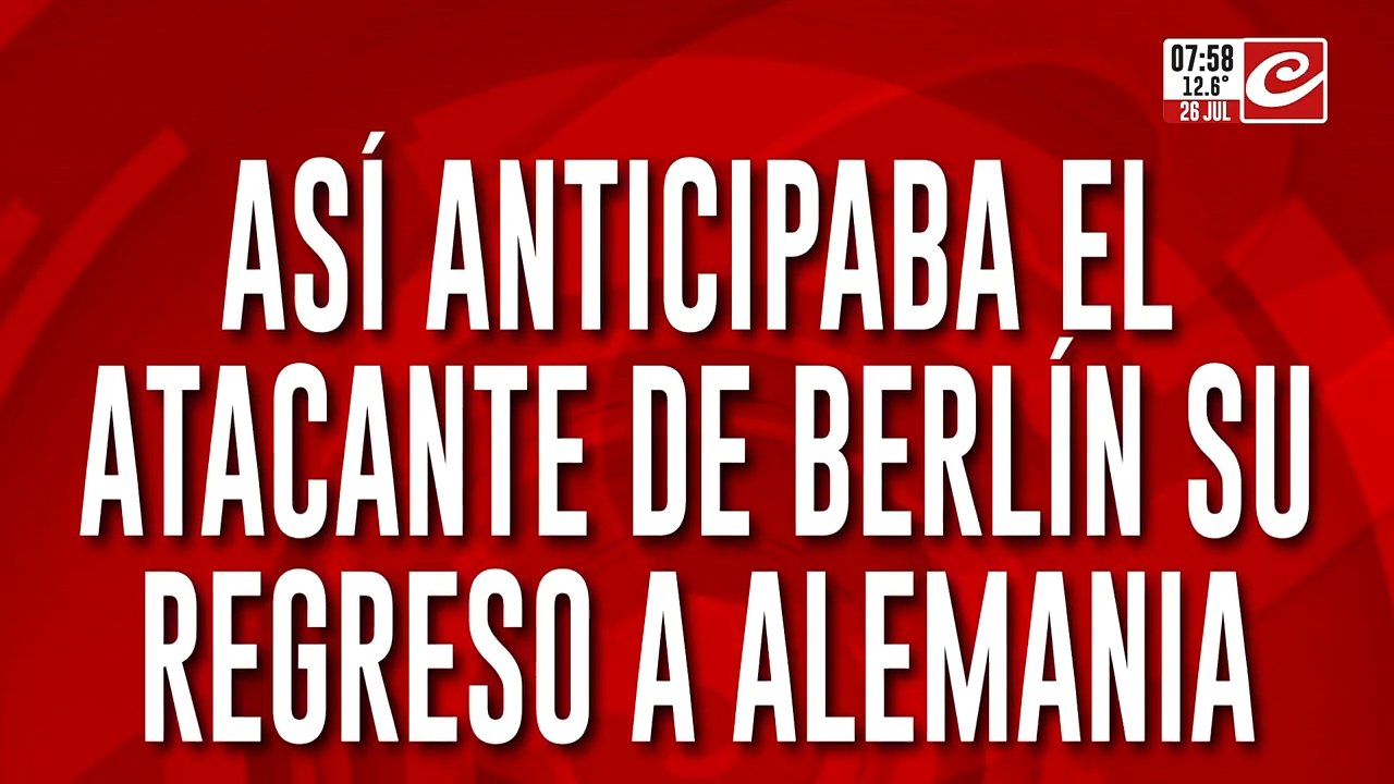 Así anticipaba el atacante de Berlín su regreso a Alemania