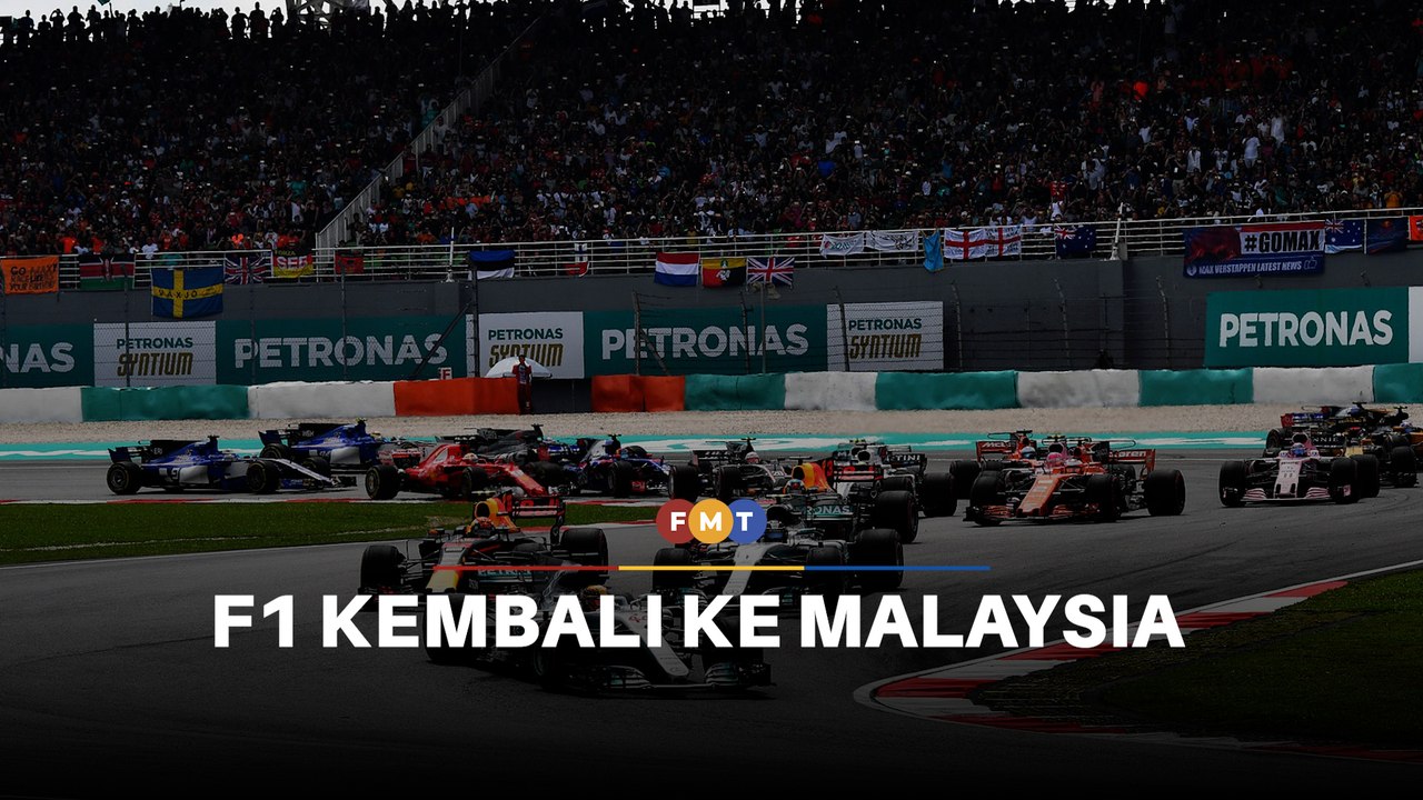 F1 kembali ke Malaysia Oktober ini