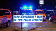Samochód wjechał w tłum podczas parady w Berlinie. Nie żyje jedna osoba, 29 zostało rannych