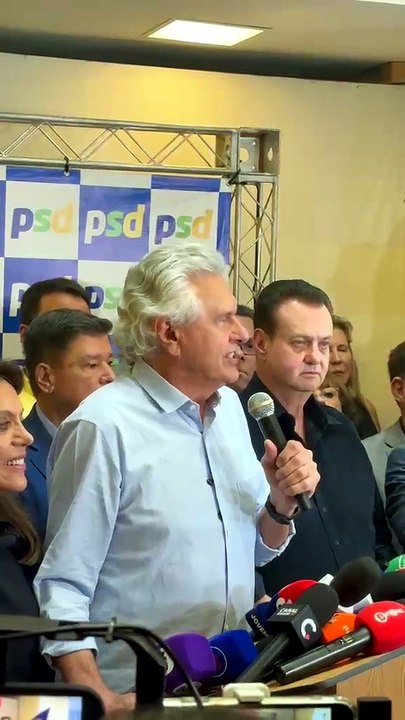 Caiado lança candidatura e chama adversários de 'Kinder Ovo': "Uma surpresinha todo dia"