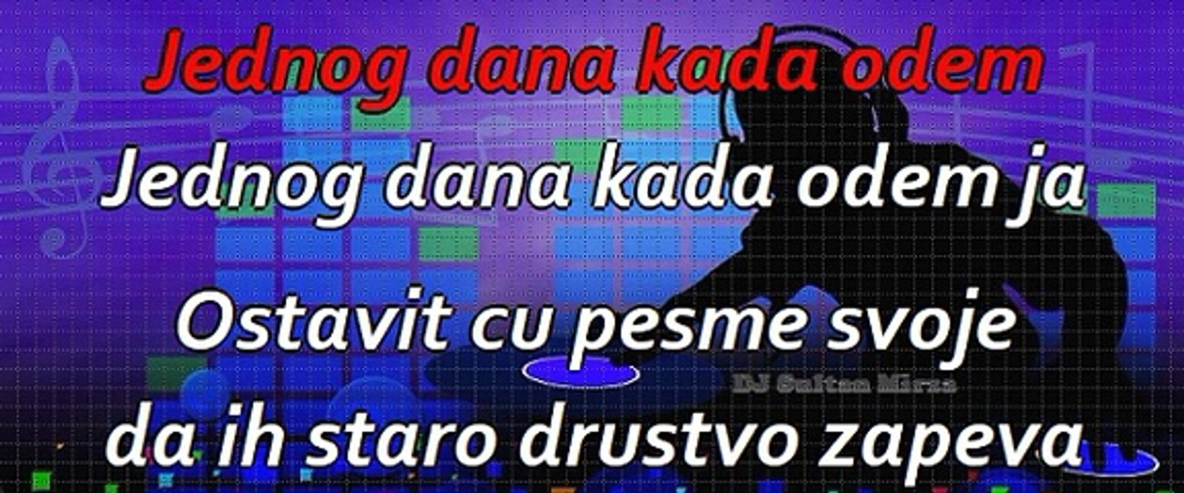 Pesme moje - Toma Zdravković (uživo karaoke)