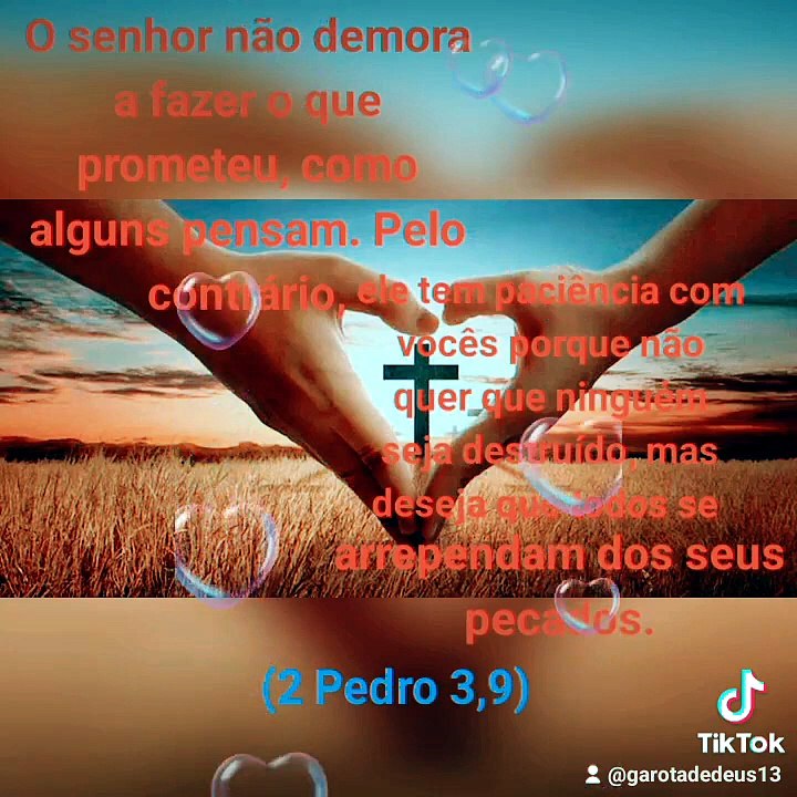 O Senhor não demora a fazer o que prometeu, como alguns pensam.  Pelo contrário