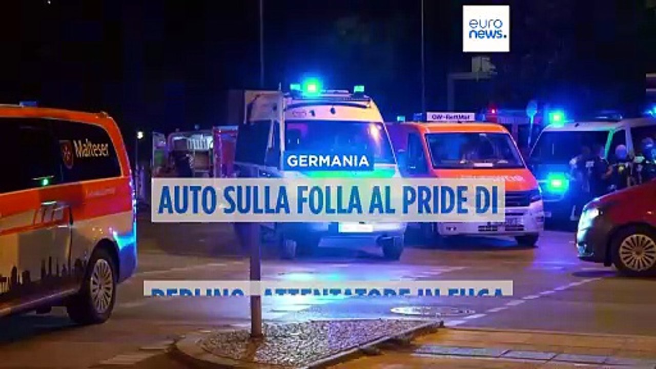 Auto sulla folla al Pride di Berlino, media: "Polizia fa irruzione, morto il sospettato"