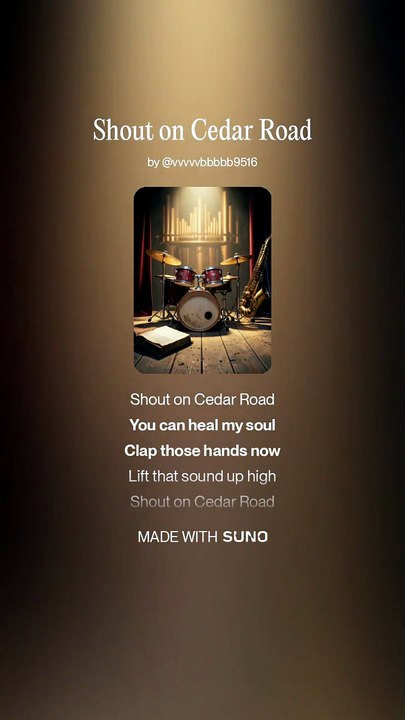 SHOUT ON CEDAR ROAD