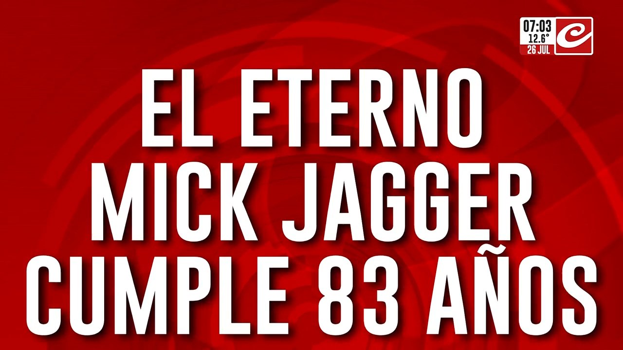El eterno Mick Jagger cumple 83 años