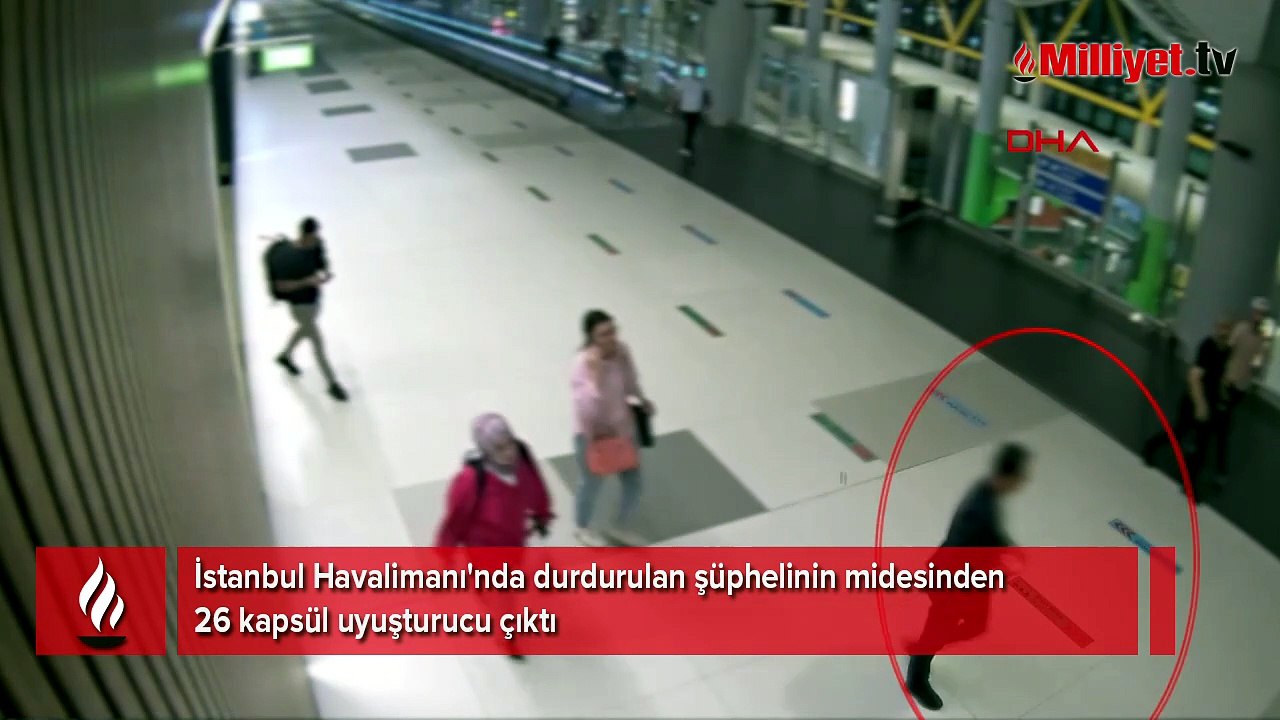 İstanbul Havalimanı'nda şoke eden operasyon! Midesinden 26 kapsül uyuşturucu çıktı