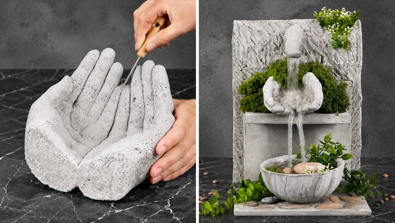 Cement VS Silicone. Amazing Crafts with the Shape of a Human Body