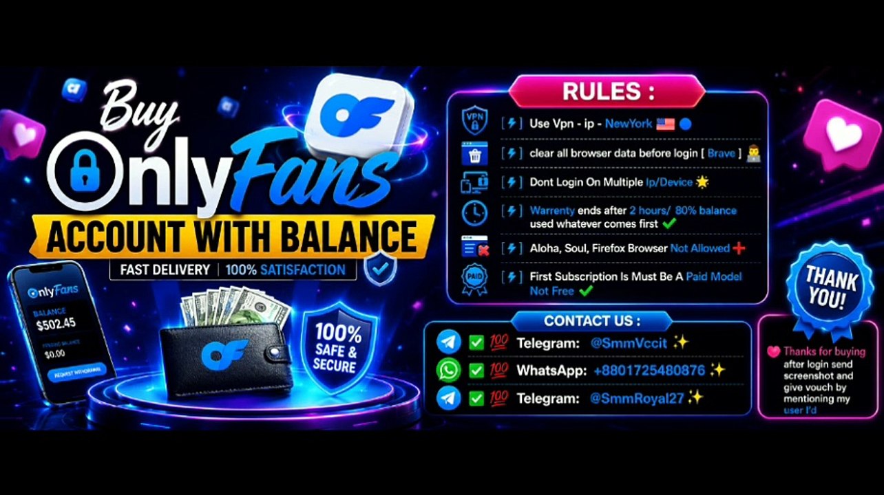 Buying Onlyfans Account - 100% Safe (Creator & With Balance)