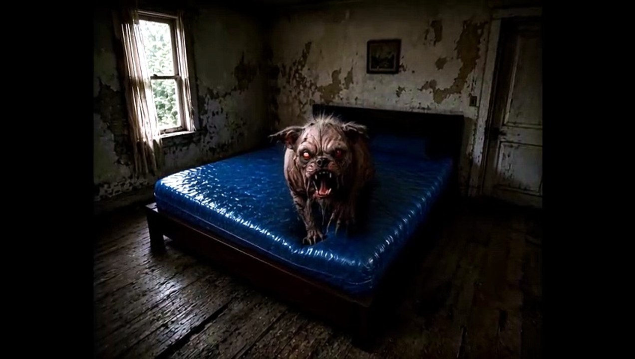 MAD DOG ON WATER BED