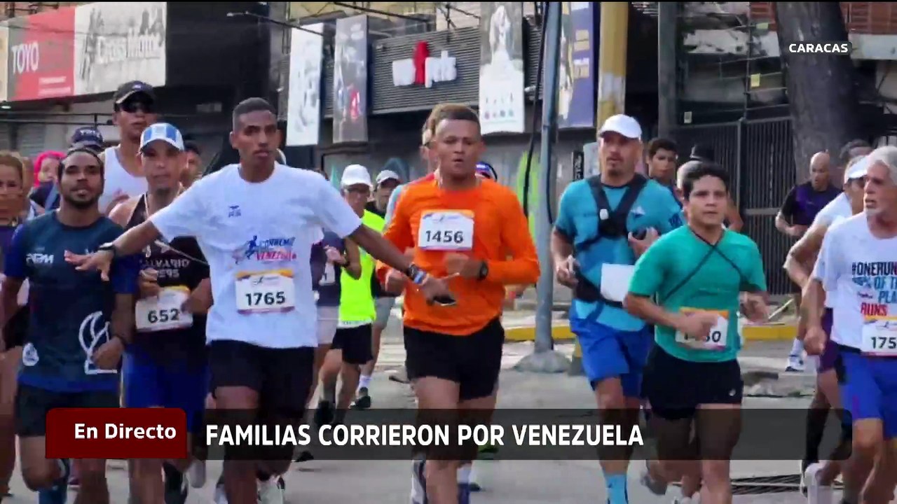 Más de 3 mil atletas y ciudadanos se sumaron a la iniciativa “Corremos por Venezuela”