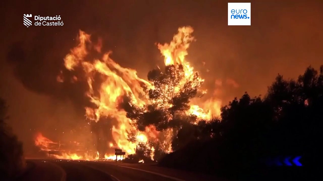 Evacuações em massa em França e Espanha por causa dos incêndios que continuam a alastrar