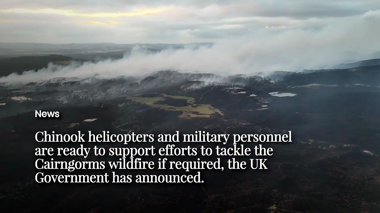 Cairngorms wildfire latest: More than 75 firefighters and three helicopters intensify efforts after overnight rain
