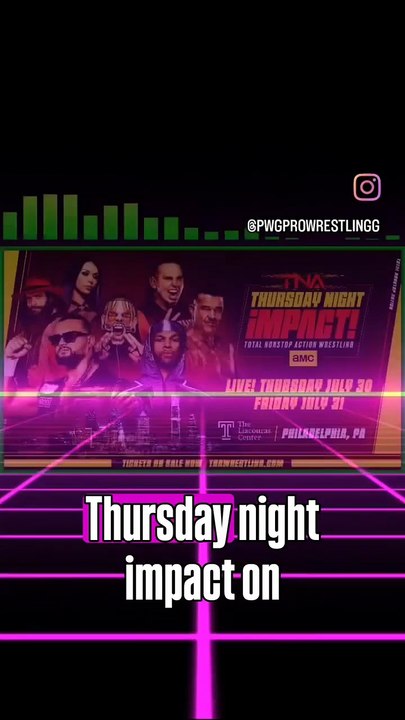 Thursday Night iMPACT! on AMC from Philadelphia at the Liacouras Center