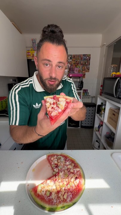Je teste la Pastèque 🍉 Pizza 🍕🤯