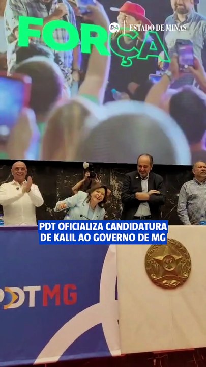 PDT oficializa candidatura de Kalil ao Governo de Minas