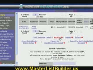 Shopping Cart Software: How To Archive Your Orders
