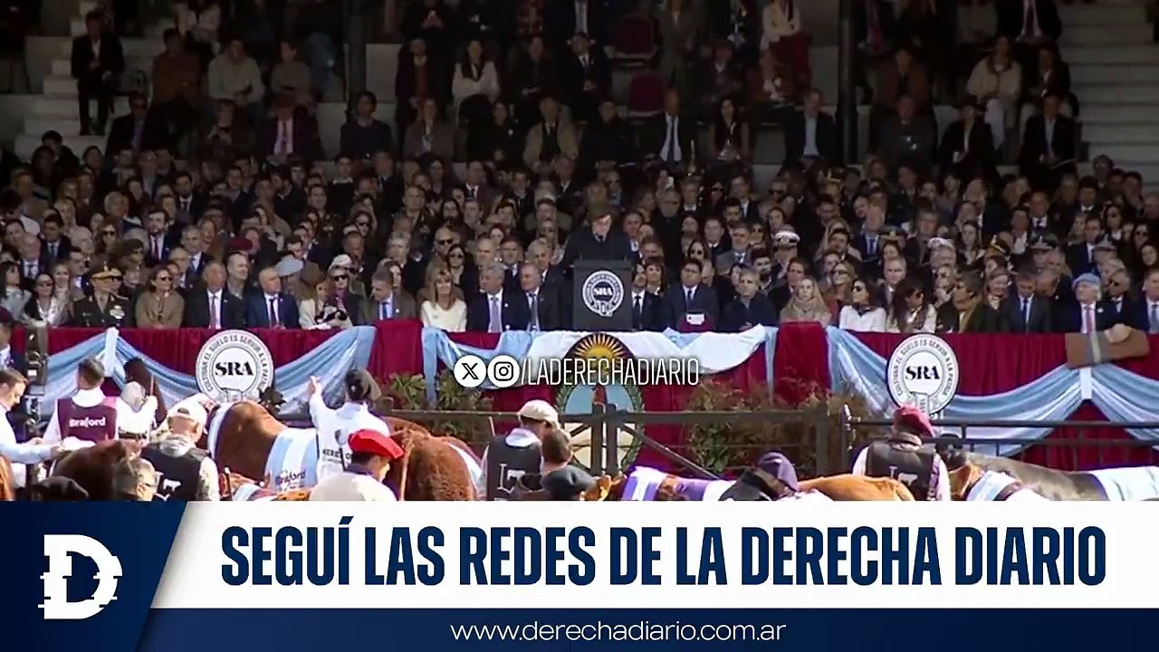 Milei encabezó la inauguración de la Exposición Rural, reafirmó su respaldo al campo y destacó la baja de impuestos