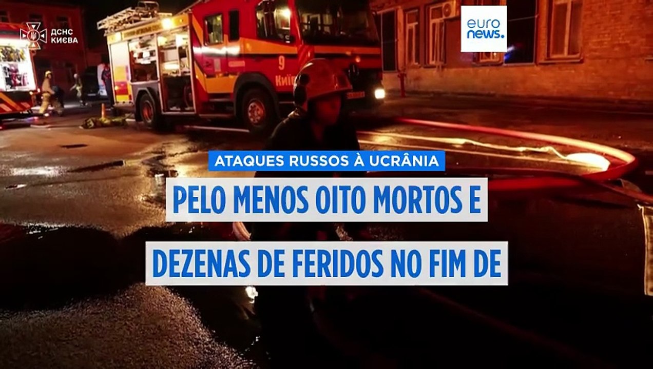 Ucrânia: ataques russos em todo o país fazem pelo menos oito mortos em 24 horas