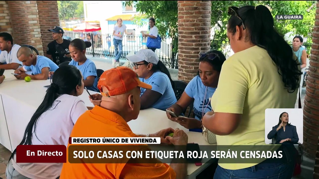 Avanza censo del Registro Único de Vivienda para evaluar daños habitacionales en Catia La Mar