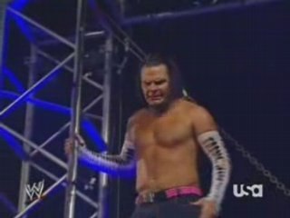 Jeff hardy super salto a Randy Orton