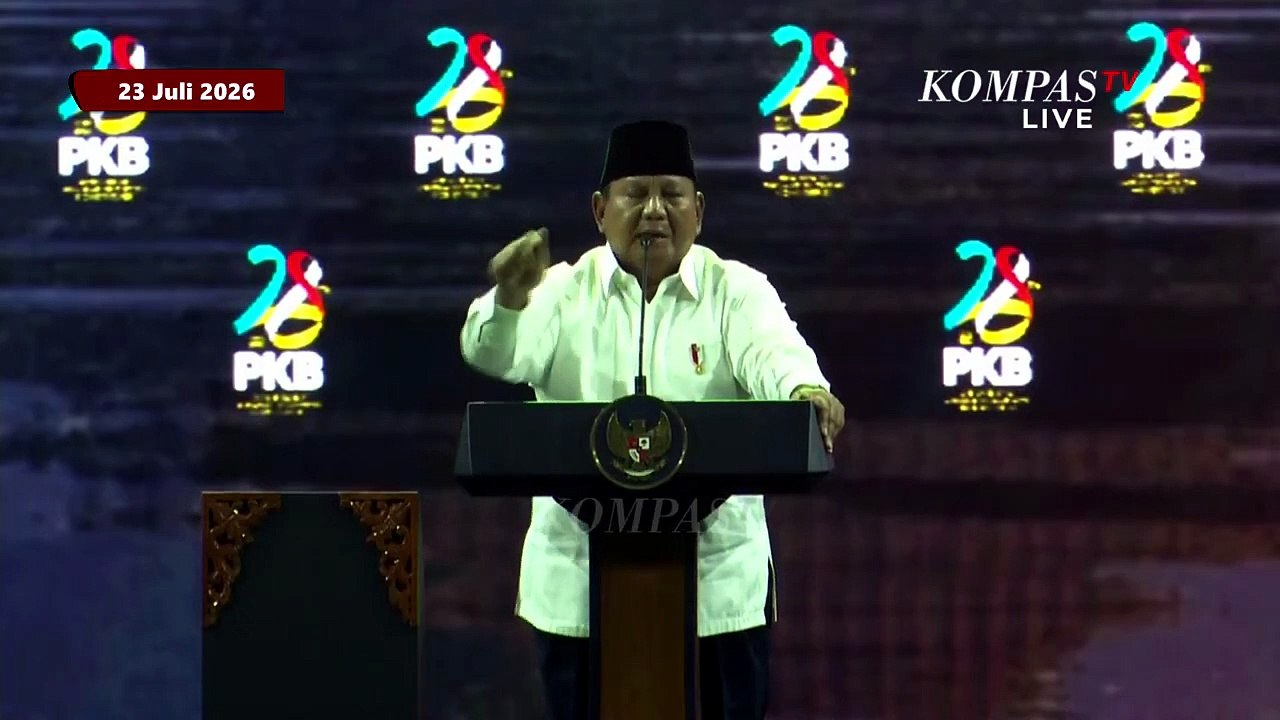 Hadiri Harlah PKB, Prabowo Targetkan 100.000 Sekolah Rusak Diperbaiki di Tahun 2027