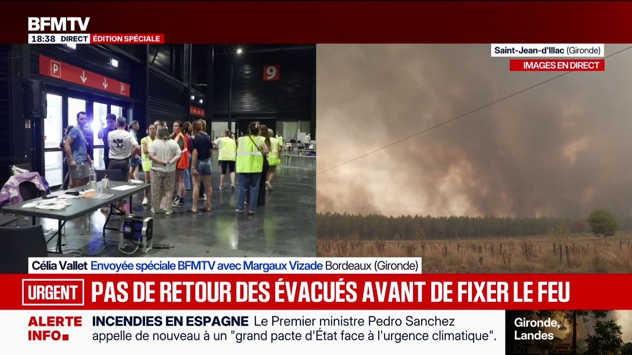 "Merci à tous pour cette gentillesse et cet accueil": après les évacuations en Gironde, les personnes touchées se réorganisent