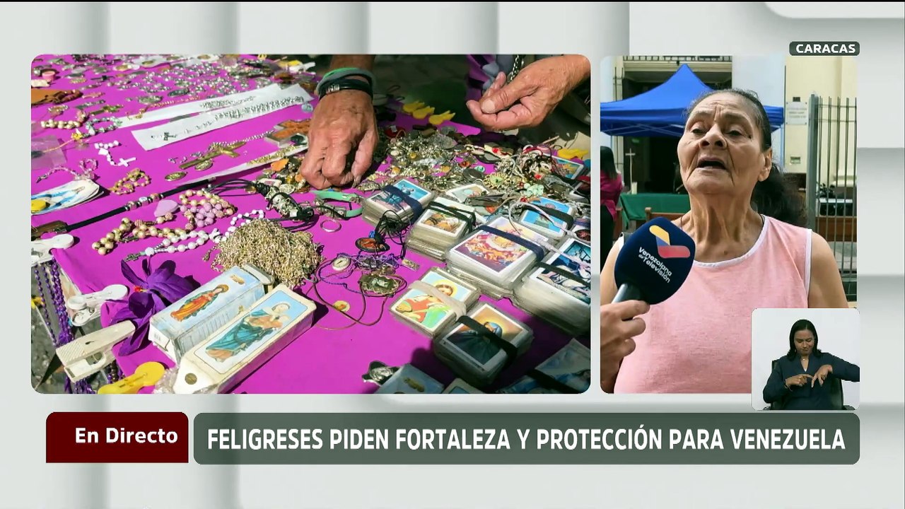 Caracas | Feligresía venezolana transmite mensaje de unión ante la contingencia sísmica