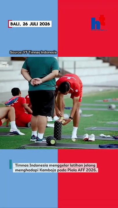Indonesia vs Kamboja Piala AFF 2026John Hermand Pimpin Latihan