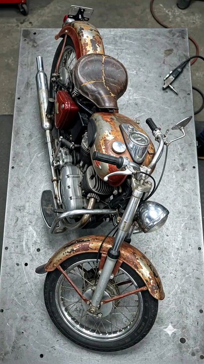 Old Motersycle Restored #Restoration