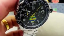 Relógio Tag Heuer Senna Funcional Pulseira Aço + Estojo Luxo