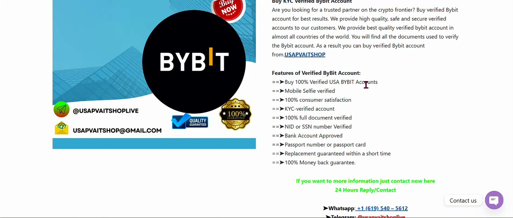 Buy Verified ByBit Accounts - Pro Serve Mart