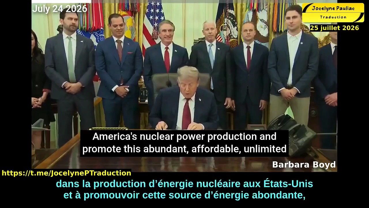 Promethean Action, Barbara BOYD - Rappel du 25.07.2026 🇮🇷🇬🇧 Donald Trump brandit une arme secrète contre Londres et l’Iran 🔥🔥