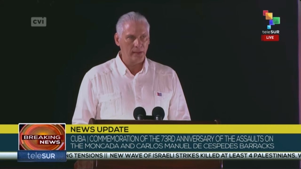 Diaz-Canel I `` Today Cuba has a new historical battle, a new Moncada´´