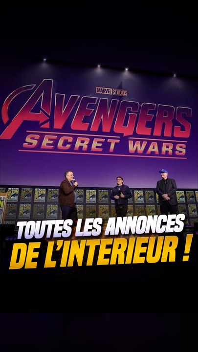 Ce que les fans ont vu au panel Marvel de la Comic Con Hall H !