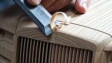 Building a Rolls Royce La Rose Noire Droptail from Wood! 🤯  Handmade Luxury Masterpiece #shorts