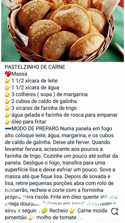 Pastelzinho de carne