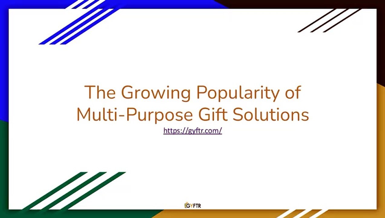 The Growing Popularity of Multi-Purpose Gift Solutions