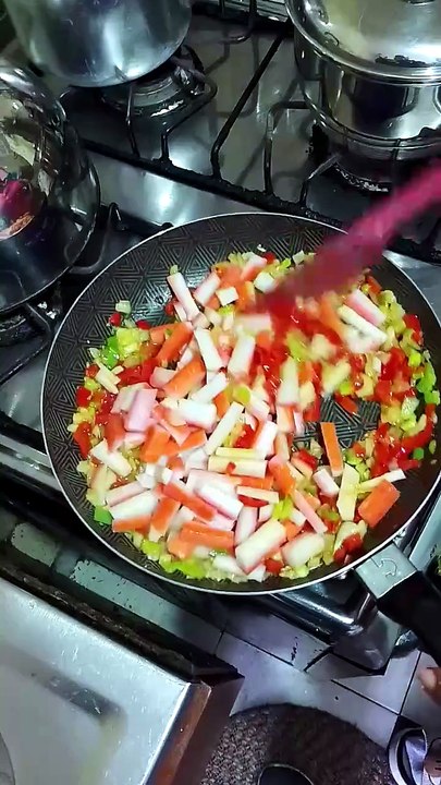 guiso con palmitos de mar🦑 #guiso #recipe