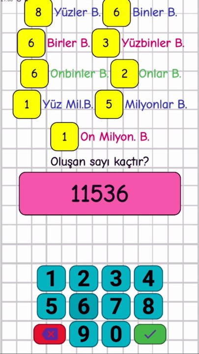 2.11- 9 Basamaklı Sayılarda Çözümleme - 5. Sınıf Matematik #shorts