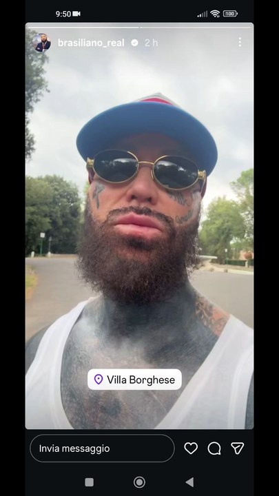 Brasiliano real story in giro con il piccolo max