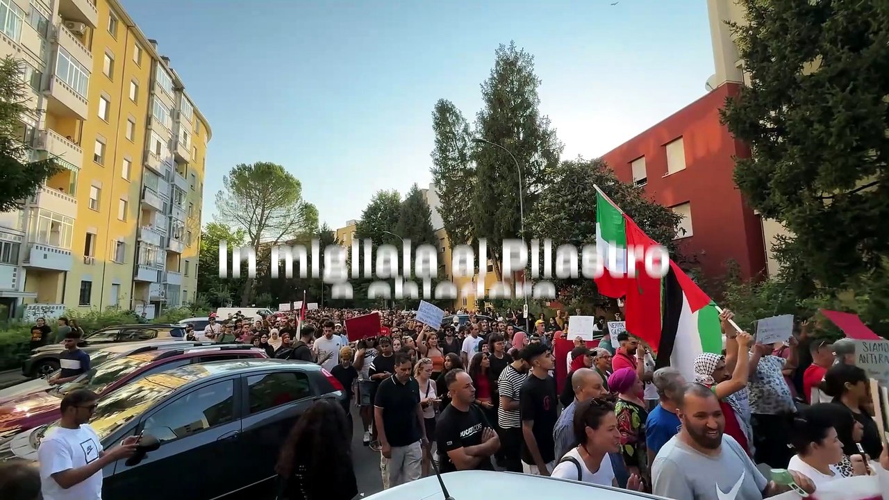 In migliaia al Pilastro a chiedere giustizia per Fakir: video
