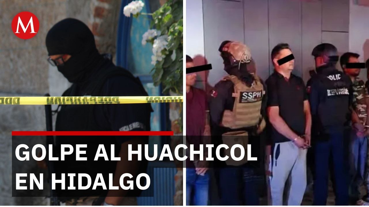 Capturan al presunto líder huachicolero 'El Conejo' durante operativo en Hidalgo