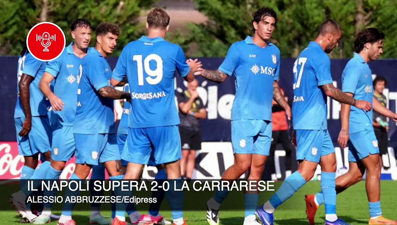 Il Napoli supera la Carrarese. La Lazio ne fa 6 al Flaminia Civita Castellana