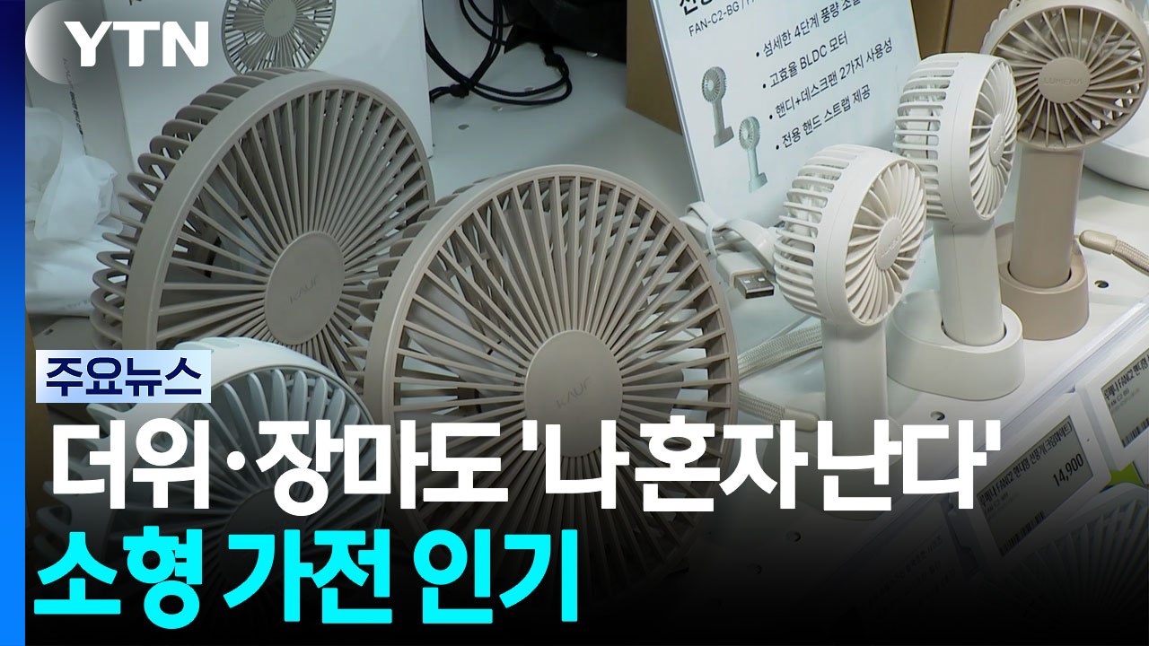 더위·장마도 '나 혼자 난다'...소형 가전 인기 / YTN